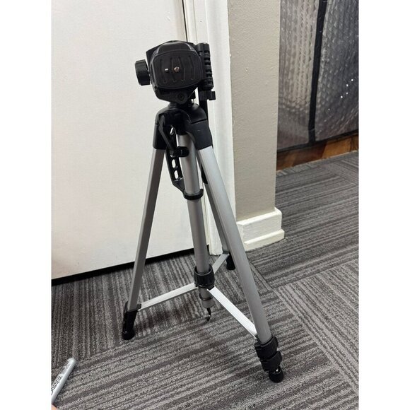 Amazon Basics 60-Inch LightweightTripod With Bag, Black - Picture 1 of 6